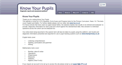 Desktop Screenshot of knowyourpupils.com